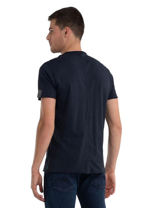 Replay Herren T-Shirt Kurzarm Blue