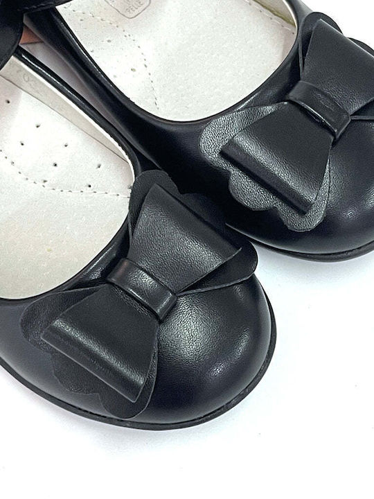 Ustyle Kids Anatomic Leather Ballerinas Black