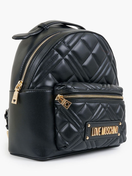 Moschino Damen Tasche Rucksack Schwarz