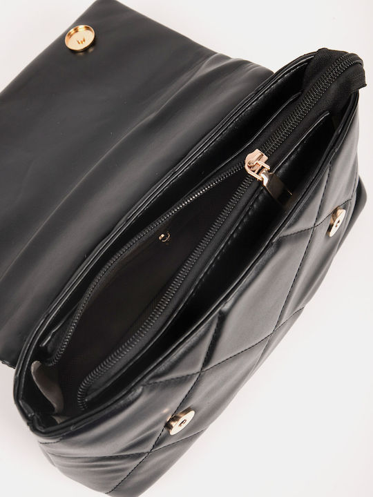 Schwarze Damen-Schultertasche