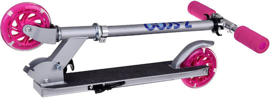 Jokomisiada Kinderroller Klappbar City Scooter 2-Rad Rosa