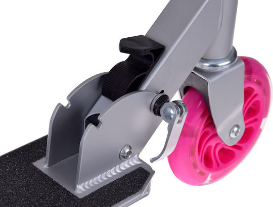 Jokomisiada Kinderroller Klappbar City Scooter 2-Rad Rosa