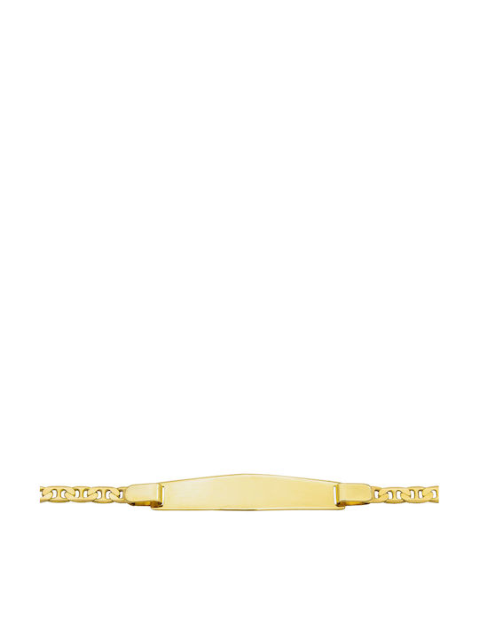Savvas Design Brățară Identitate Aur 14K