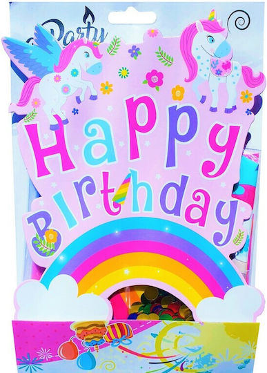 Set 10 Partydekorationen Zola Verschiedene Designs Farben 26,5x17,5x4 cm