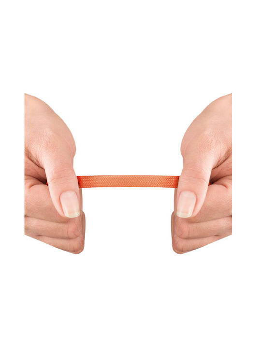 Bergal Sneaker Laces Neon Orange 120cm Φωσφοριζε Κορδονια Πλακε 120 Εκατοστα Χρωμα Πορτοκαλι Πλάτος 7 Mm Κατασκευασμένο Ανθεκτικό Πολυεστέρα