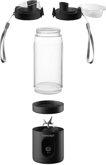Concept Blender with Plastic Jug 580 ml 315W Black SM4001