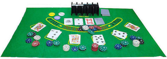 Set 200 Poker Chips 11.5gr in Metallic Box