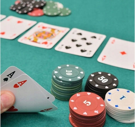 Set 200 Poker Chips 11.5gr in Metallic Box