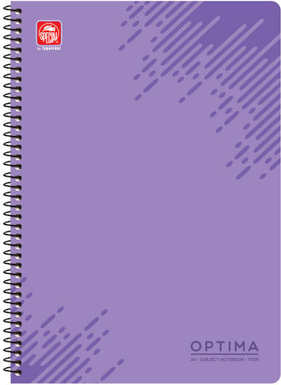 Typotrust Σπιράλ Τετράδιο Ριγέ Α5 3 Θεμάτων