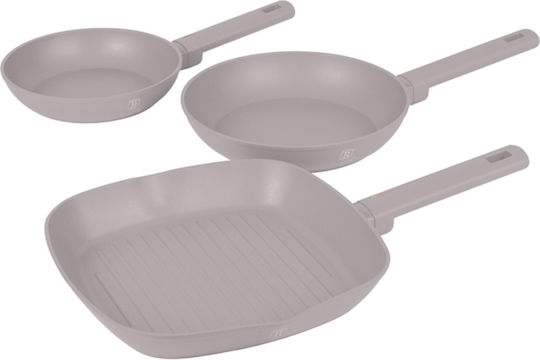 Berlinger Haus Berlinger Haus Taupe Collection Aluminium Pfannen-Set mit Antihaftbeschichtung 3-teilig