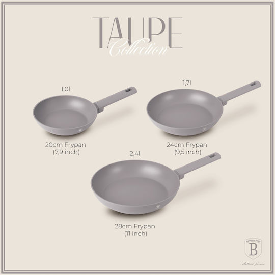 Berlinger Haus Berlinger Haus Taupe Collection Aluminium Pfannen-Set mit Antihaftbeschichtung 3-teilig