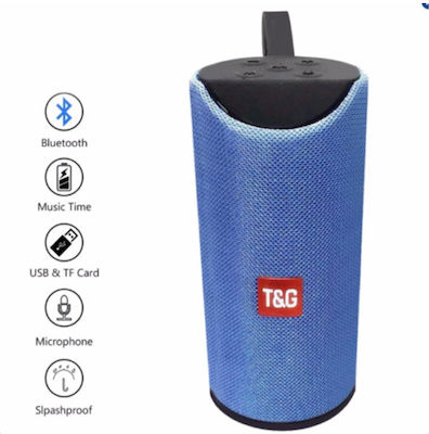 T&G Bluetooth Speaker 10W with Battery Life up to 3 hours Blue