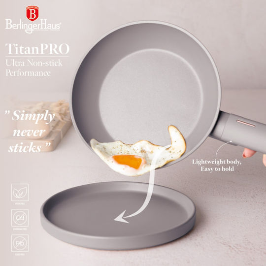 Berlinger Haus Комплект Съдове За Готвене От Алуминий Taupe Collection С Незалепващо Покритие 3 Части