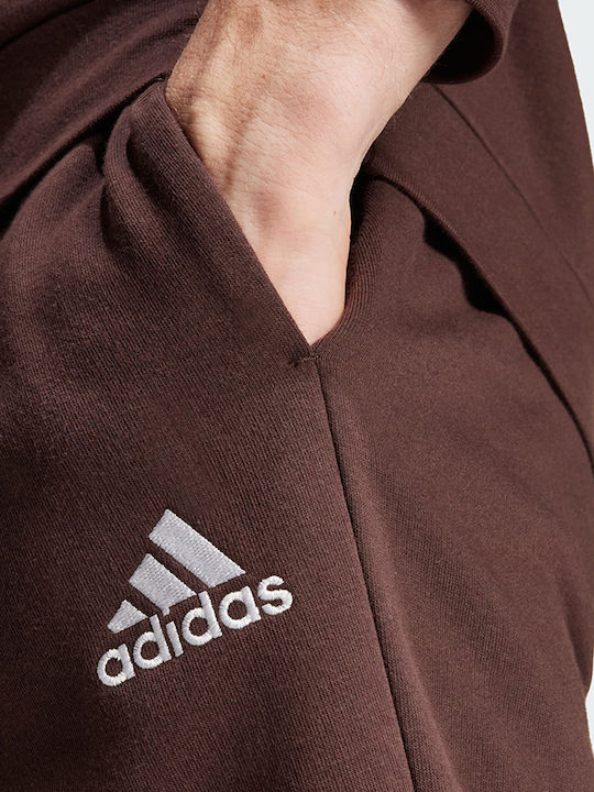 Feelcozy Παντελόνι Φόρμας χωρίς Λάστιχο Brown