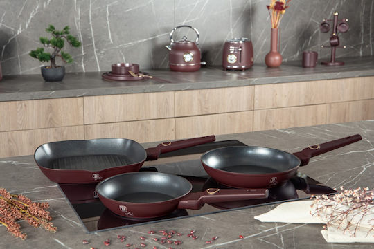 Berlinger Haus Pans Set of Aluminum with Non-stick Coating Leonardo Collection 3pcs