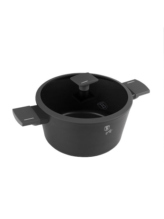 Berlinger Haus Anthracite Collection Deep Pot made of Aluminum 4.1lt / 24cm