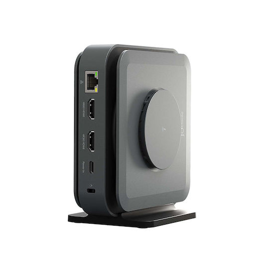 J5create Dock / USB-C Docking Station mit HDMI 4K PD Ethernet und Verbindung 2 Monitore Gray (JCD3199-N)