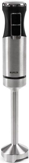 Muhler Hand Blender with Inox Rod 1000W Gray