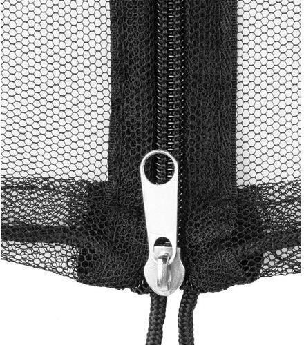 Plasă anti-țânțari Zola pentru umbrelă de grădină Diametru 3,5 M Înălțime 2,6 M Închidere cu fermoar Negru