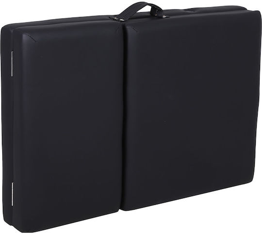 Mobiak Aluminum Portable/Folding Black Massage and Physiotherapy Bed 180x60cm