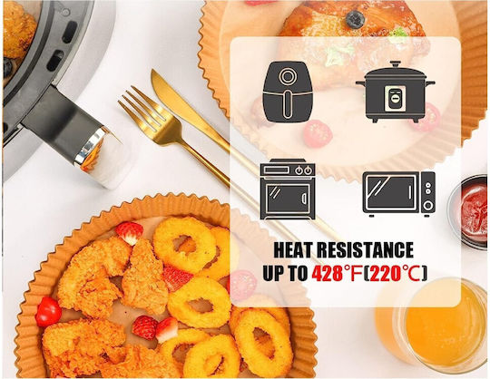 Aj WP Non-Stick Baking Papers for Air Fryer 20x20cm 100 Pieces