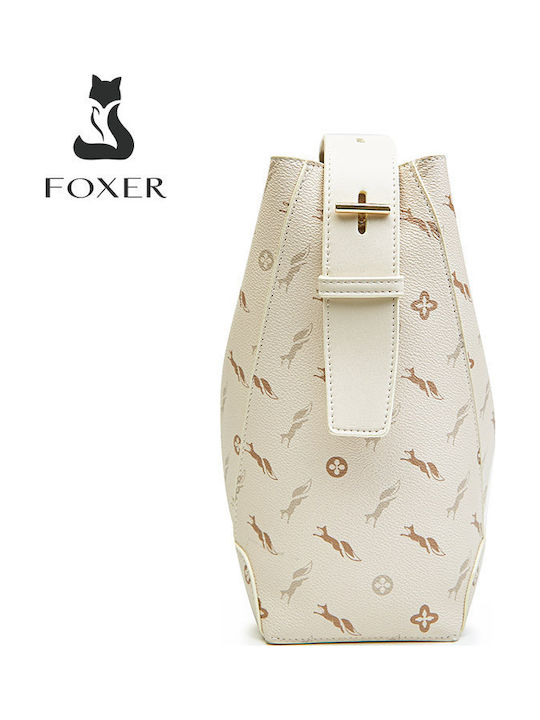 Leather Women's Bag Shopper Shoulder Beige