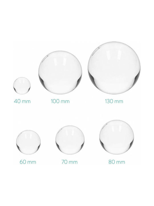 Navaris Dekorative Kugel aus Glas 3.5x2x8cm 1Stück