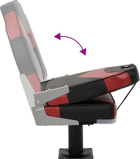Boat Seat Set of 2 Pieces High Back Folding 3284335