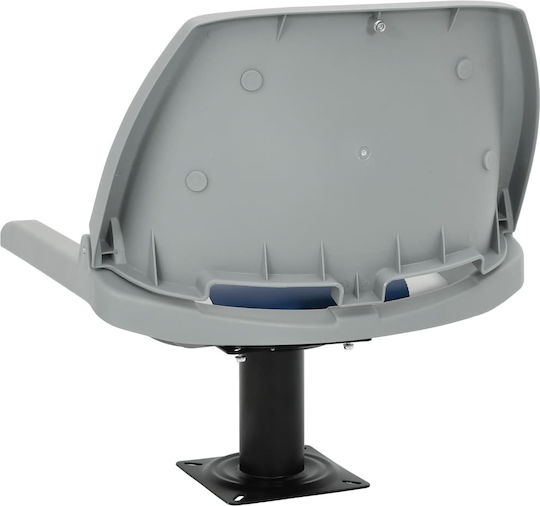 Folding Boat Seat 2 Pcs Blue White 48x51x41 cm 3284278