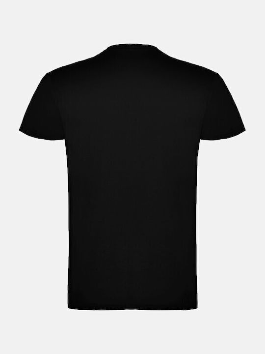 Roly Beagle Men's Promotional Short Sleeve T-Shirt in Black Colour