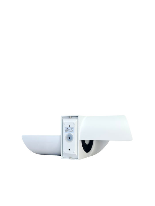Powertech Επιτοίχιο Εξωτερικό Σποτ LED IP65 10W με Ψυχρό Λευκό Φως 10x10x28εκ.
