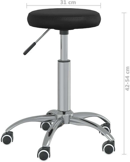 vidaXL Medical Stool Black 3085693