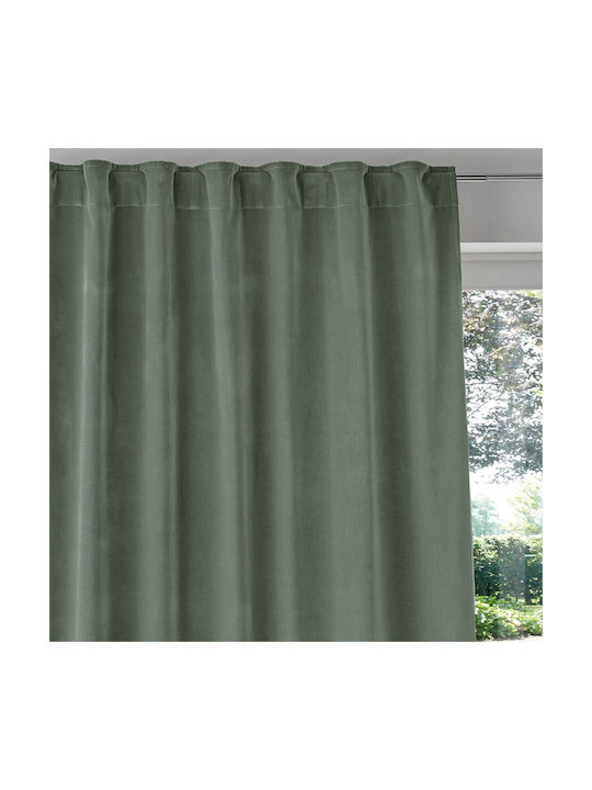 La Redoute Interieurs Curtain Window with Tunnel Green 350117390_9889_10 135x180cm