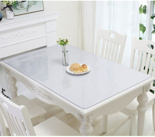 Transparenter Schutz für Küchenarbeitsplatten Tisch Schreibtisch Zola Polycarbonat 120 x 60 cm 1 mm Stärke