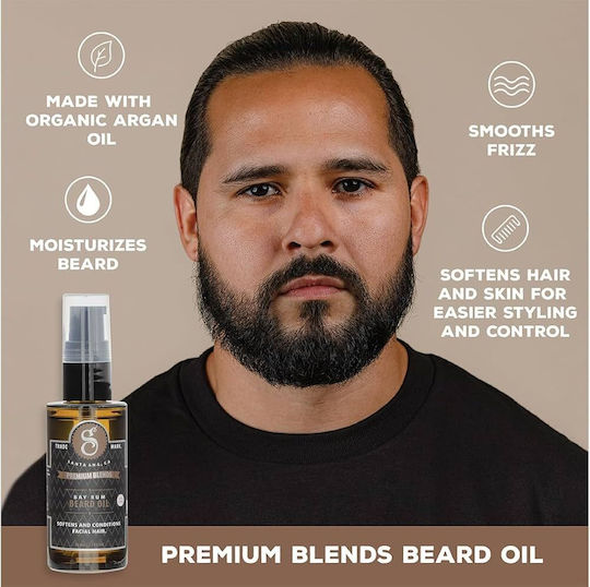 Suavecito Λάδι Περιποίησης για Γένια και Μουστάκι Premium Blends Bay Rum 30ml