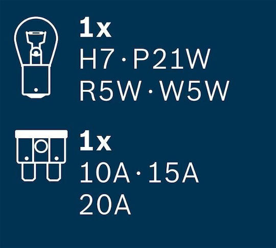 Bosch Λάμπες Αυτοκινήτου H7 12V 60W 3τμχ