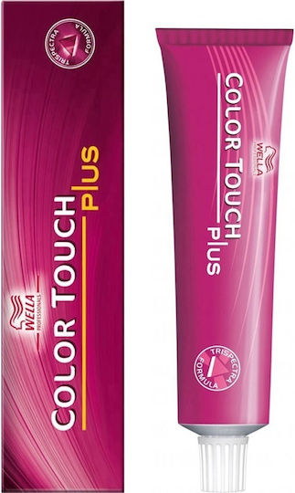 Wella Color Touch Plus Βαφή Μαλλιών 44/07 Καστανό Φυσικό Καφέ 60ml