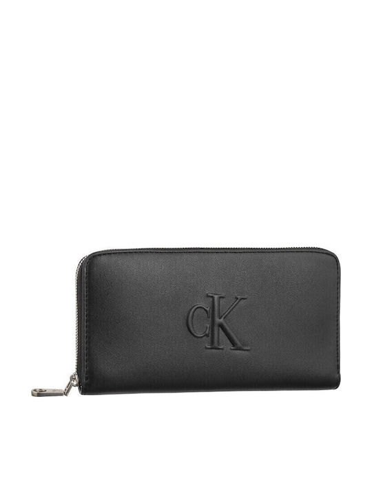 Sculpted Large Women's Wallet Classic Black
