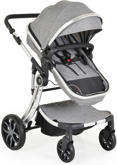Cangaroo Polly Verstellbar 2 in 1 Baby Kinderwagen Geeignet für Neugeborene Gray