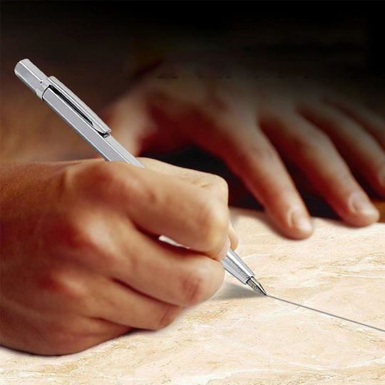 Scriber Stylus Metal Plates Zola Stainless Steel 14 Cm Silver