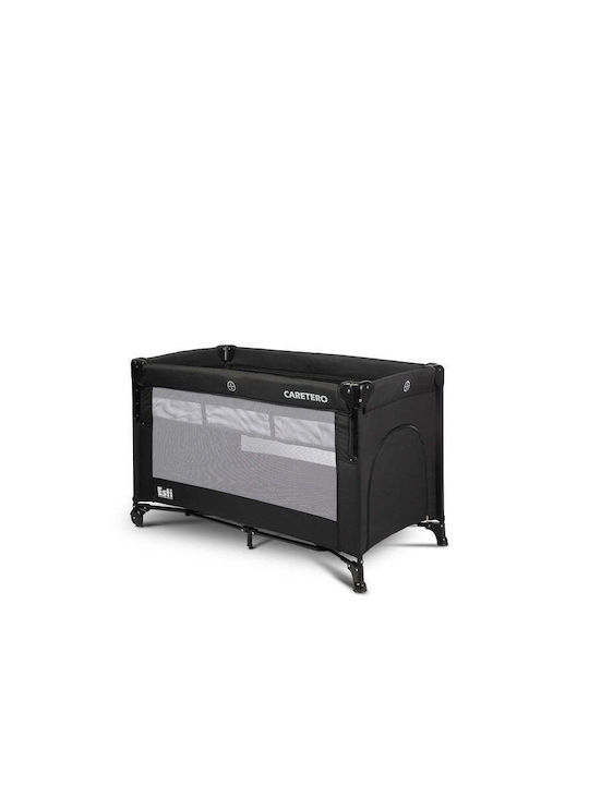 Caretero Esti Кошара за игра 2 Нива с Матрак Black 126x65см