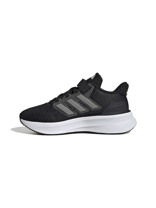 adidas Ultrarun 5 EL C Kids Sports Shoes Running with Hoop & Loop Closure Black