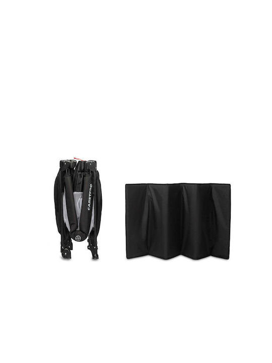 Caretero Esti Кошара за игра 2 Нива с Матрак Black 126x65см