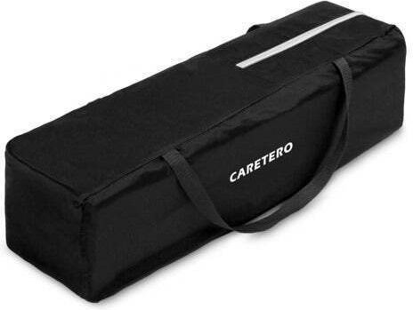 Caretero Quadra Πάρκο με Στρώμα Black 82x82cm