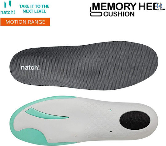 BNS Natch Energy 7 Insole. Spezialisierte Sporteinlagen mit Coolmax® Technologie Ανατομικοί Πάτοι Schuhe mit Memory-Schaum 8908636 2Stück