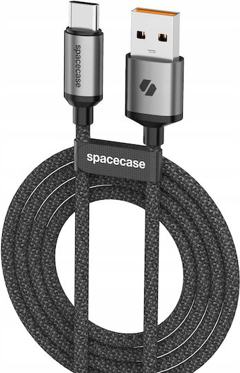 Spacecase Cl03 Редовна USB 2.0 Кабел USB-C мъжки - USB-A мъжки Черен 1м (122090)