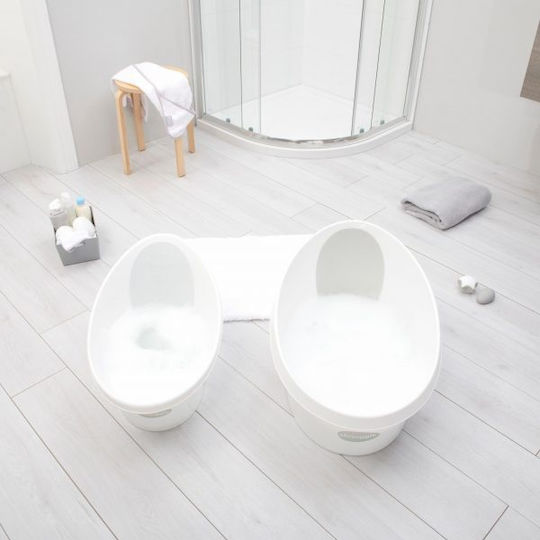 Shnuggle Cadă pentru bebeluși White-Grey