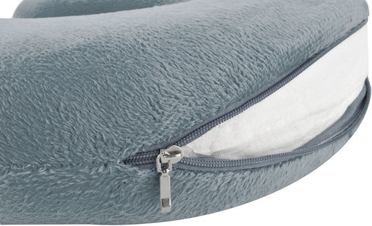 Pernă Cervical cu Memory Foam 28.5x8.5x28cm în culoare Gri ZY17973QWS3