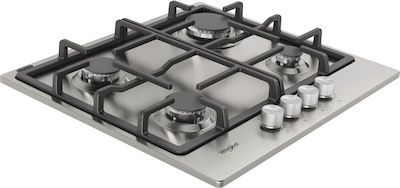 Whirlpool Autonomous Cooktop with Liquid Gas Burners Inox 58x51cm