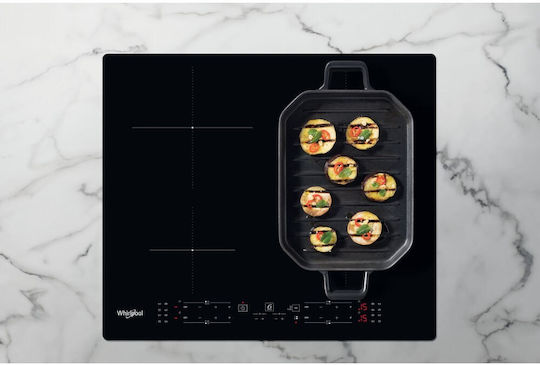 Whirlpool Plită cu Inducție Autonom cu Funcție de Blocare 59x51εκ.